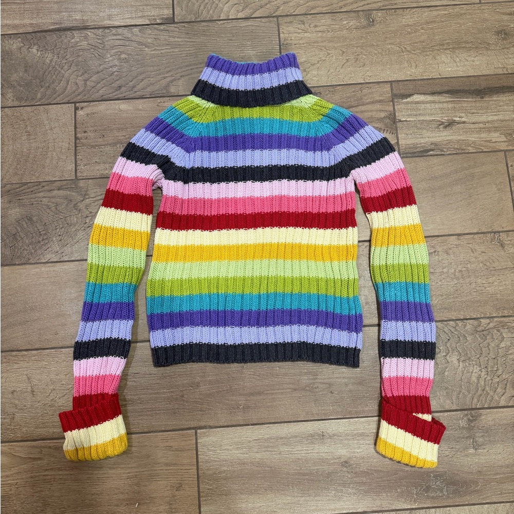 Colorful Striped Women's Sweater